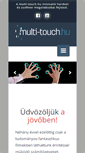 Mobile Screenshot of multi-touch.hu