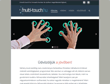 Tablet Screenshot of multi-touch.hu